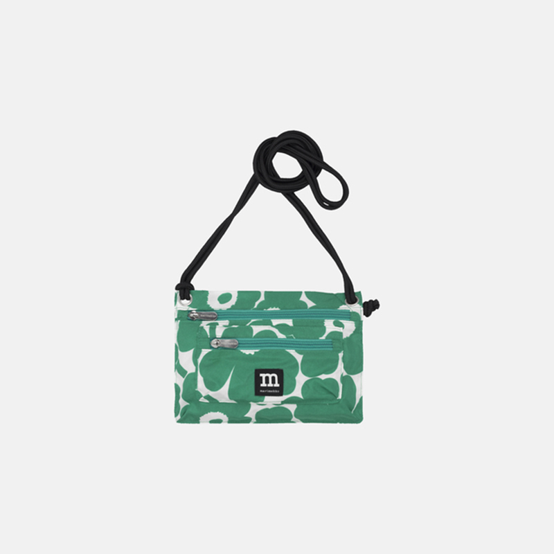 Smart Travelbag Mini Unikko, Umhängetasche, grün | Marimekko | *